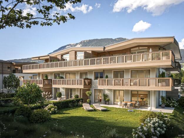 Wohnung zum Kauf provisionsfrei 381.450 € 2 Zimmer 50,9 m² 2. Geschoss Fieberbrunn 6391