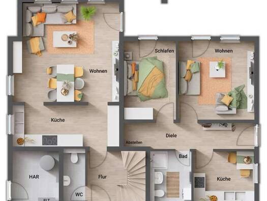 Haus zum Kauf provisionsfrei 464.140 € 8 Zimmer 211 m² 808 m² Grundstück Schauren 55758