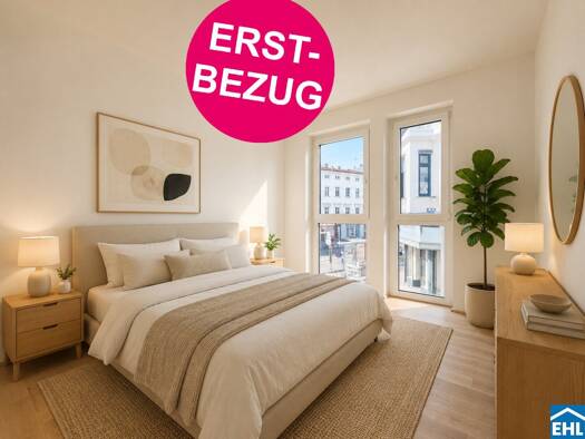 Wohnung zur Miete - Erstbezug 1.086 € 2 Zimmer 49,6 m² 5. Geschoss frei ab 15.10.2026 Mariahilfer Straße Rudolfsheim-Fünfhaus 1150