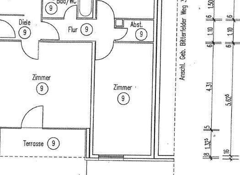 Wohnung zum Kauf provisionsfrei 169.000 € 3 Zimmer 80 m² Bitterfelder Weg 4 Vogelstang Mannheim 68309