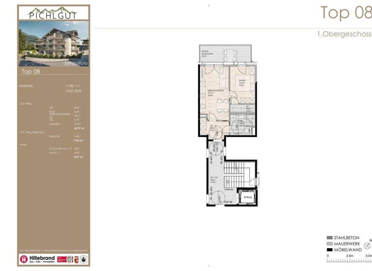 Wohnung zum Kauf 279.000 € 2 Zimmer 43 m² 1. Geschoss Bruck an der Großglocknerstraße 5671