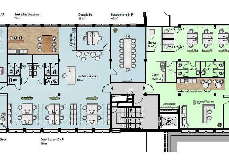 Bürofläche zur Miete provisionsfrei 19 € 780 m² Bürofläche teilbar ab 300 m² Eppendorf Hamburg 20251