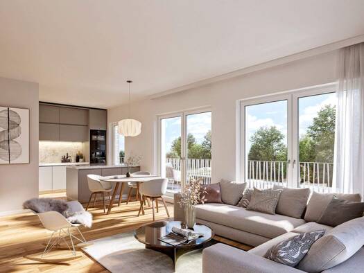 Wohnung zum Kauf - Neubau 989.000 € 4 Zimmer 105,9 m² 1. Geschoss Poppenbütteler Weg 128 - 130 Poppenbüttel Hamburg 22399