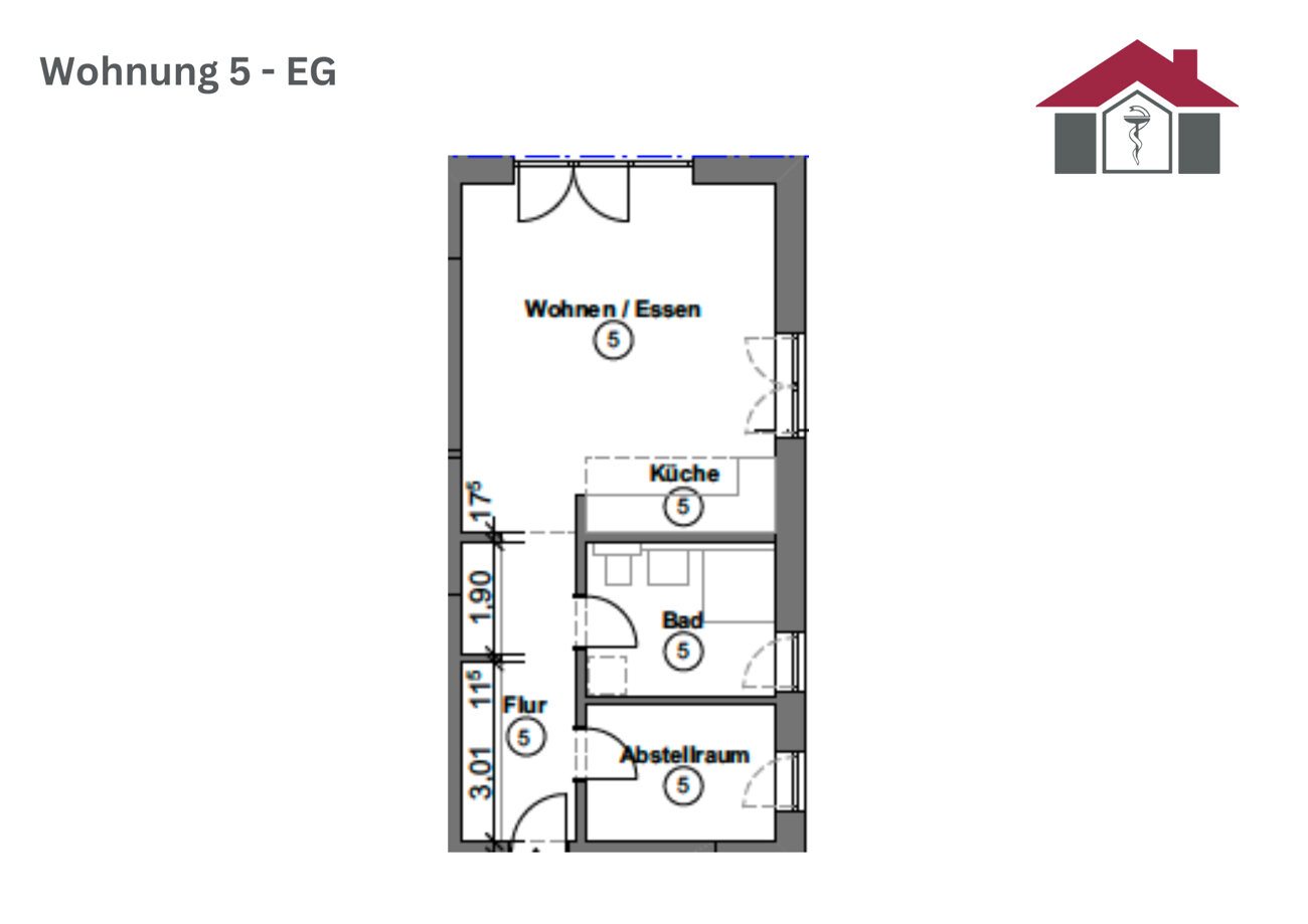 Wohnung zum Kauf 275.000 € 1,5 Zimmer 60,7 m²<br/>Wohnfläche EG<br/>Geschoss Todtglüsingen Tostedt / Bötersheim 21255