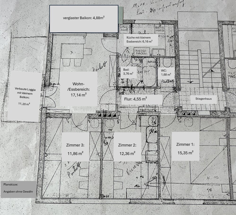 Wohnung zum Kauf 324.000 € 4 Zimmer 72,8 m²<br/>Wohnfläche Serlesstraße 34 Rum 6063