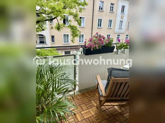 Wohnung zur Miete Tauschwohnung 750 € 1 Zimmer 42 m² 2. Geschoss Schwabing-West München 80803