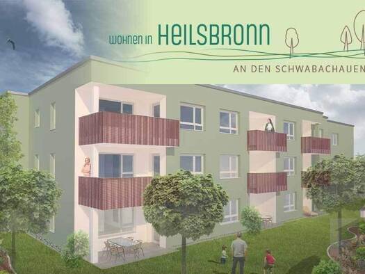 Wohnung zum Kauf - Erstbezug provisionsfrei 3 Zimmer 85,3 m² 1. Geschoss Weiterndorf Heilsbronn 91560