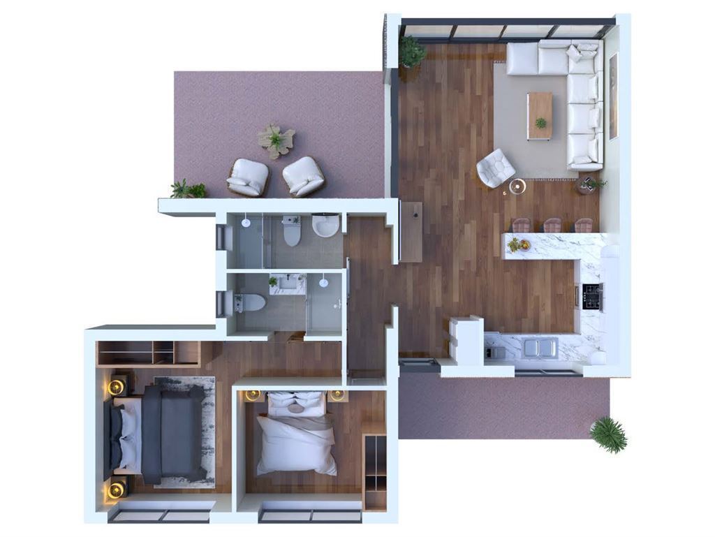 Wohnung zum Kauf provisionsfrei 275.000 € 3 Zimmer 83 m²<br/>Wohnfläche 01.10.2026<br/>Verfügbarkeit Agios Amvrosios 99400