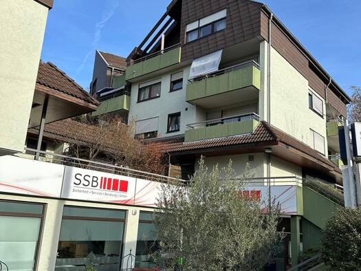 Terrassenwohnung zur Miete 1.020 € 2 Zimmer 68 m² Geschoss 2/4 frei ab sofort Oberesslingen Esslingen am Neckar 73730