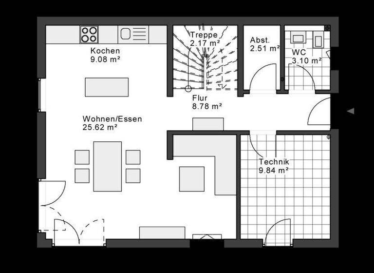 Einfamilienhaus zur Miete - Erstbezug 1.650 € 4 Zimmer 120 m² 388 m² Grundstück Holzheim Göppingen 73037