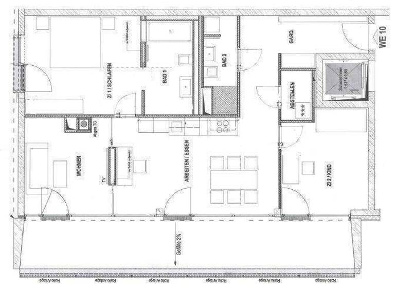 Wohnung zum Kauf 600.000 € 4 Zimmer 111,3 m² 2. Geschoss Schützengasse 20 Wilsdruffer Vorstadt/Seevorstadt-West Dresden 01067