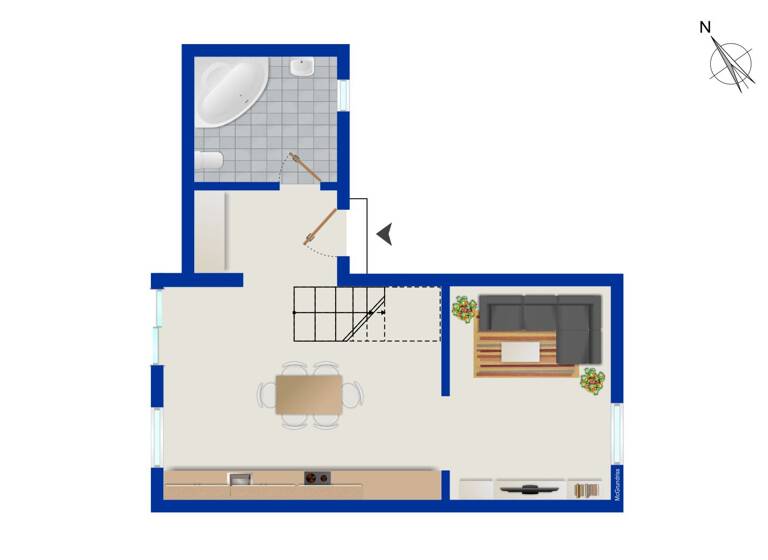 Doppelhaushälfte zum Kauf 219.000 € 3,5 Zimmer 77,3 m² 355 m² Grundstück Hassel Gelsenkirchen 45896