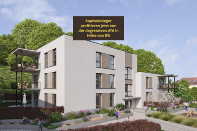 Wohnung zum Kauf - Neubau provisionsfrei 387.500 € 2 Zimmer 58 m² 1. Geschoss Auggener Weg 6a Müllheim Müllheim 79379