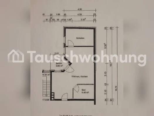 Wohnung zur Miete Tauschwohnung 450 € 2 Zimmer 56 m² Lutherplatz Halle (Saale) 06110