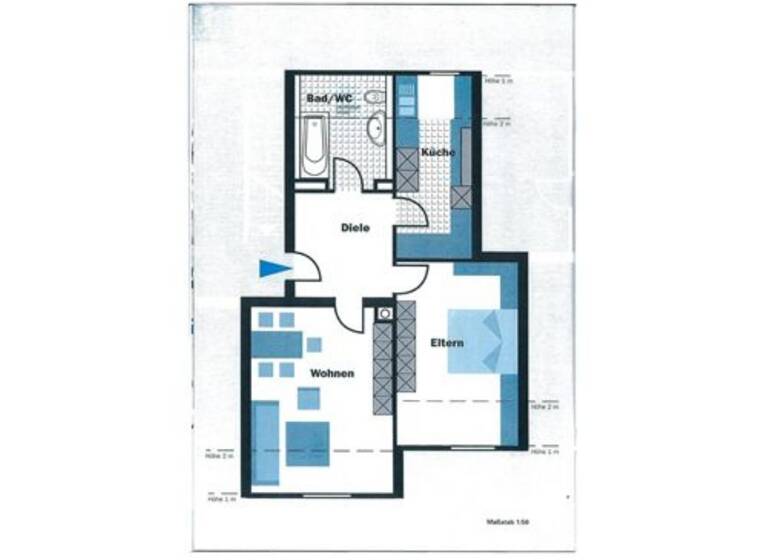Wohnung zum Kauf 180.000 € 2 Zimmer 59,9 m² 4. Geschoss Töging Töging am Inn 84513