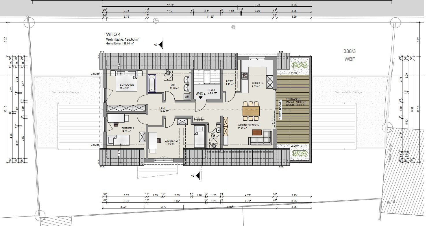 Penthouse zum Kauf provisionsfrei 498.000 € 4,5 Zimmer 125 m²<br/>Wohnfläche 2.<br/>Geschoss Kleinengstingen Engstingen 72829