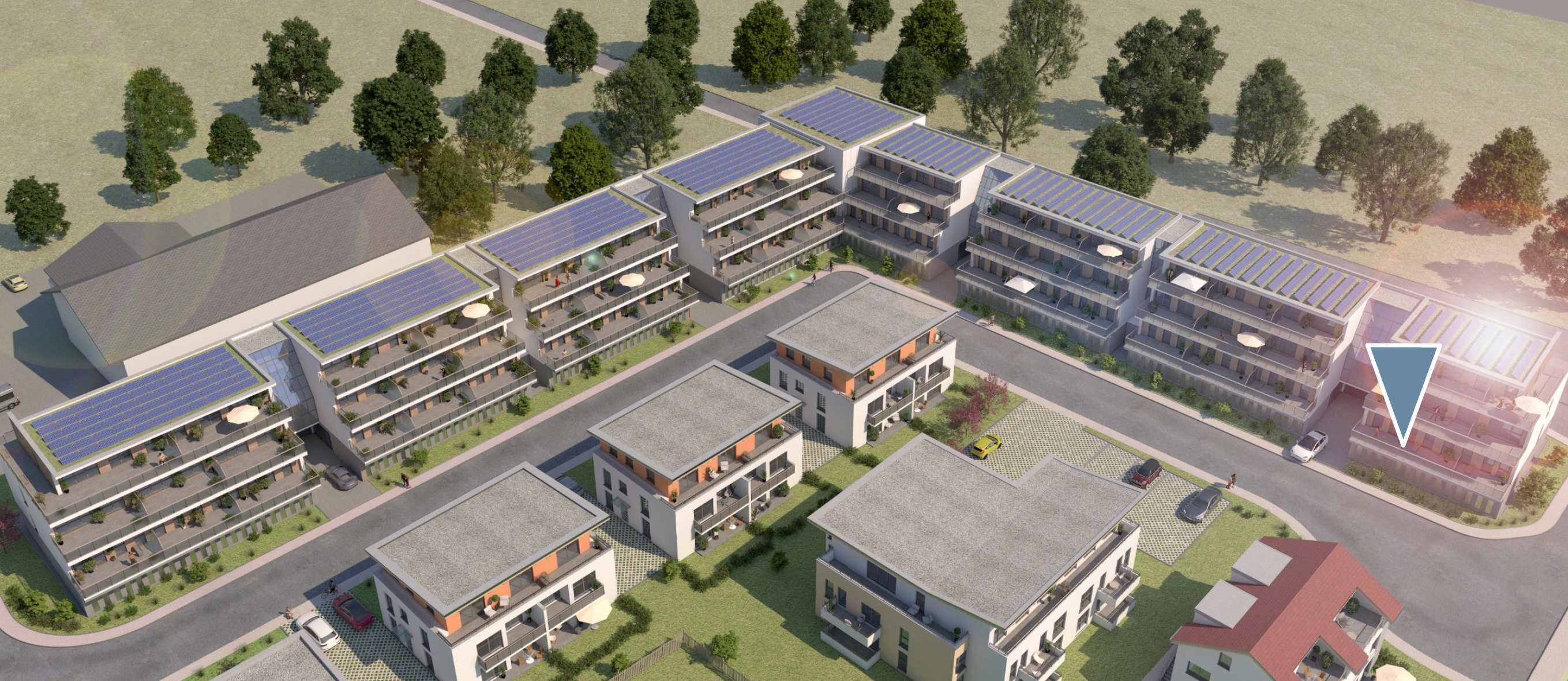 Wohnung zum Kauf provisionsfrei als Kapitalanlage geeignet 402.000 € 3 Zimmer 90,3 m²<br/>Wohnfläche Im Boden 35 Fronhausen Fronhausen 35112