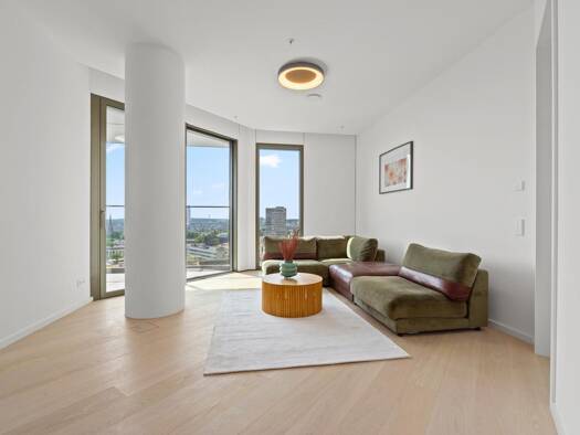 Wohnung zur Miete 3.500 € 3 Zimmer 103 m² 12. Geschoss frei ab 01.08.2026 Innenstadt Frankfurt am Main 60311