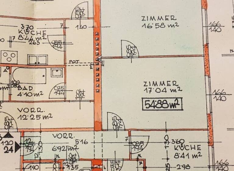 Wohnung zum Kauf 249.000 € 2 Zimmer 54,9 m² 4. Geschoss Wien 1020
