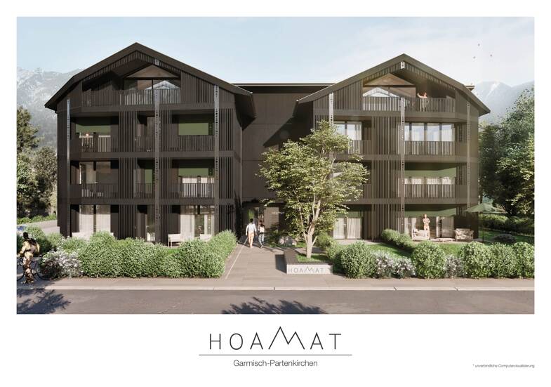 Wohnung zum Kauf provisionsfrei 847.000 € 2 Zimmer 64,9 m² Achenfeldstraße 15 Garmisch Garmisch-Partenkirchen 82467