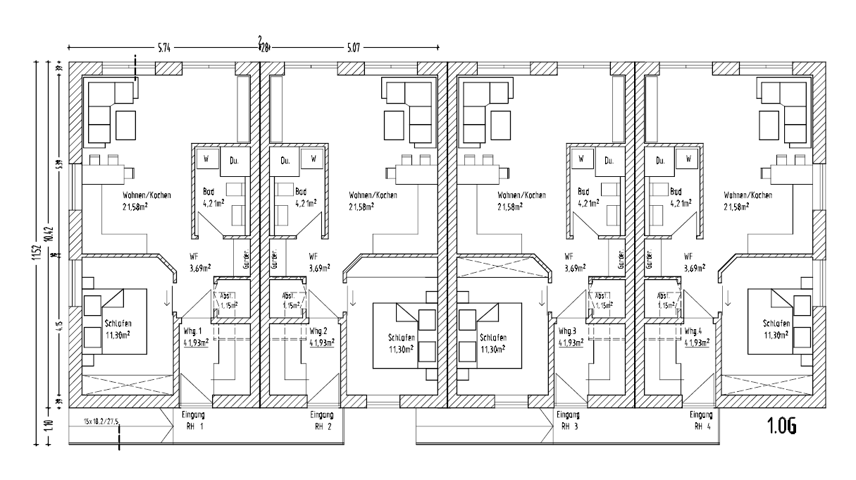 Wohnung zum Kauf 178.412 € 2 Zimmer 41,9 m²<br/>Wohnfläche 1.<br/>Geschoss Nittenau Nittenau 93149