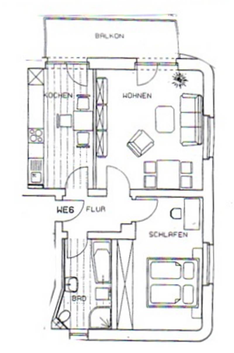 Immobilie zum Kauf als Kapitalanlage geeignet 57.000 € 2 Zimmer 56,9 m²<br/>Fläche Mitte - West 134 Zwickau 08056