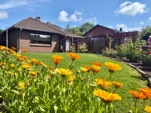 Bungalow zum Kauf 389.000 € 4 Zimmer 129 m² 851 m² Grundstück Garding 25836