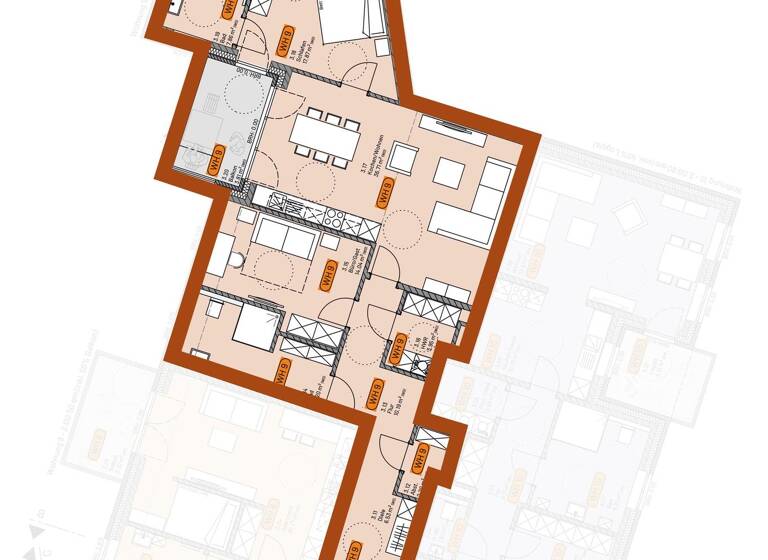 Wohnung zur Miete - Erstbezug 1.330 € 3 Zimmer 115,7 m² frei ab 01.06.2026 Haren 49733