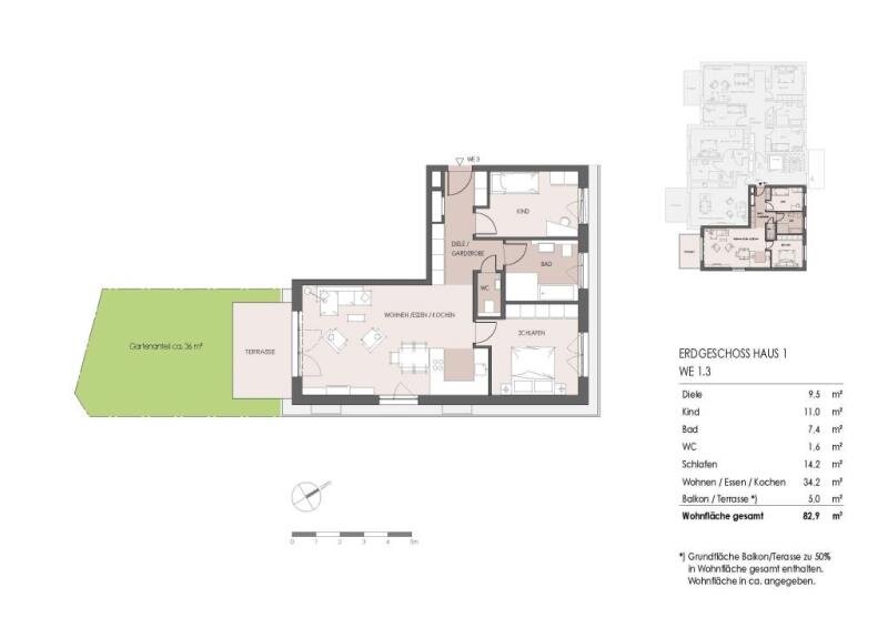 Wohnung zum Kauf 397.800 € 3 Zimmer 83 m²<br/>Wohnfläche Dudenhofen Rodgau 63110