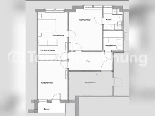 Wohnung zur Miete Tauschwohnung 785 € 3 Zimmer 69 m² 3. Geschoss Hamburg-Altstadt Hamburg 20095