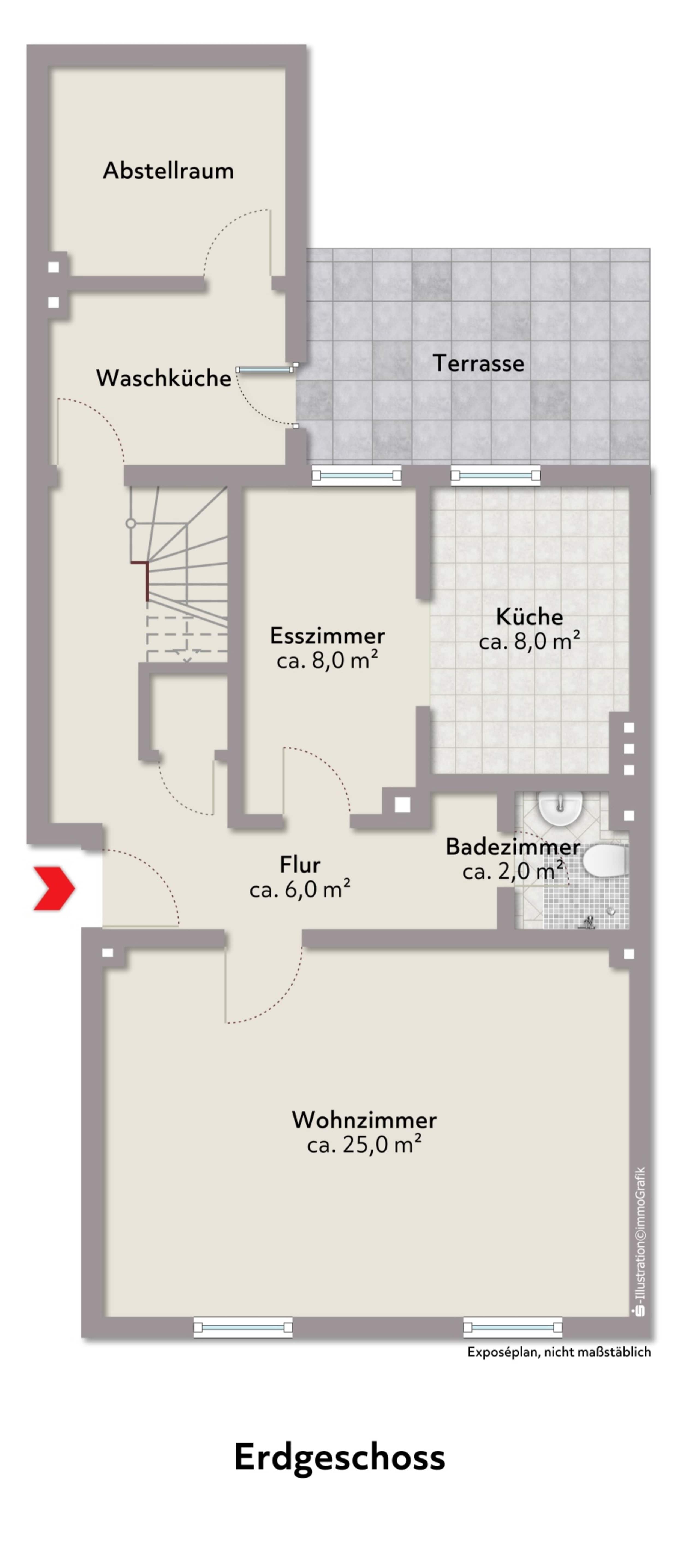 Reihenmittelhaus zum Kauf 249.000 € 6 Zimmer 94 m²<br/>Wohnfläche 204 m²<br/>Grundstück Arbergen Bremen 28307