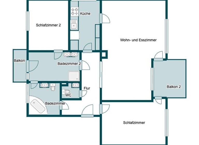 Wohnung zum Kauf 399.000 € 3 Zimmer 102,2 m² 1. Geschoss Bad Cannstatt Stuttgart 70374