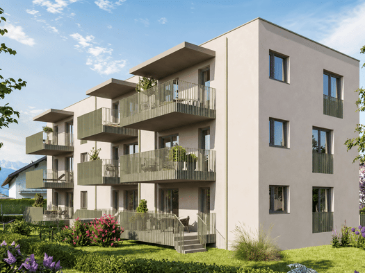 Terrassenwohnung zum Kauf - Erstbezug provisionsfrei 443.520 € 2 Zimmer 46,2 m² 2. Geschoss Klosterangerstraße 29 Wilten Innsbruck 6020