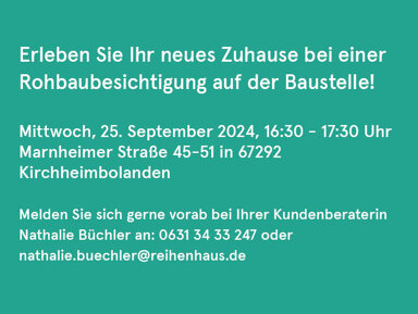 Reihenendhaus zum Kauf provisionsfrei 359.990 € 4 Zimmer 120 m² 273,8 m² Grundstück Marnheimer Straße 45-51 Kirchheimbolanden Kirchheimbolanden 67292