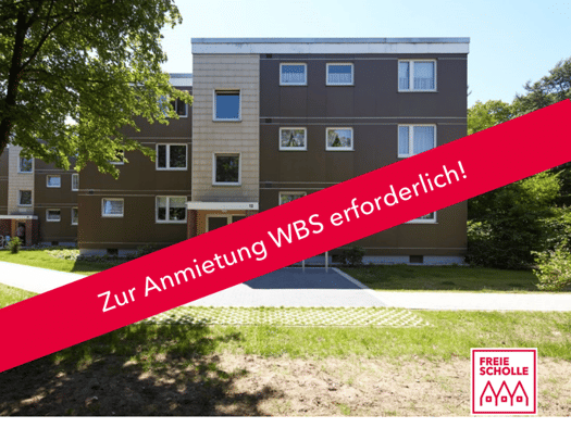 Wohnung zur Miete nur mit Wohnberechtigungsschein 435 € 2 Zimmer 65,9 m² 1. Geschoss frei ab 01.08.2026 Isarweg 12 Sennestadt Bielefeld 33689
