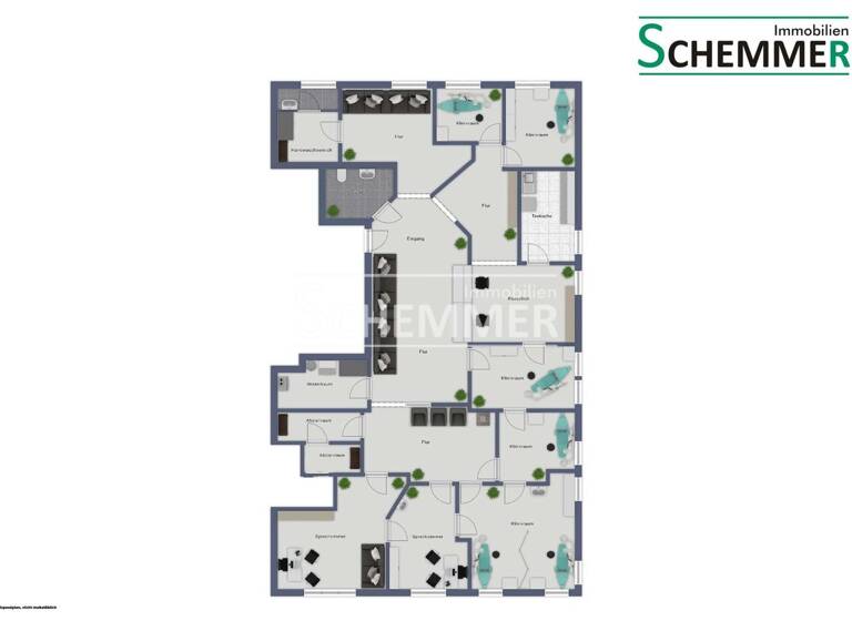 Praxis zur Miete 1.390 € 151 m² Bürofläche Waldkirch 79183