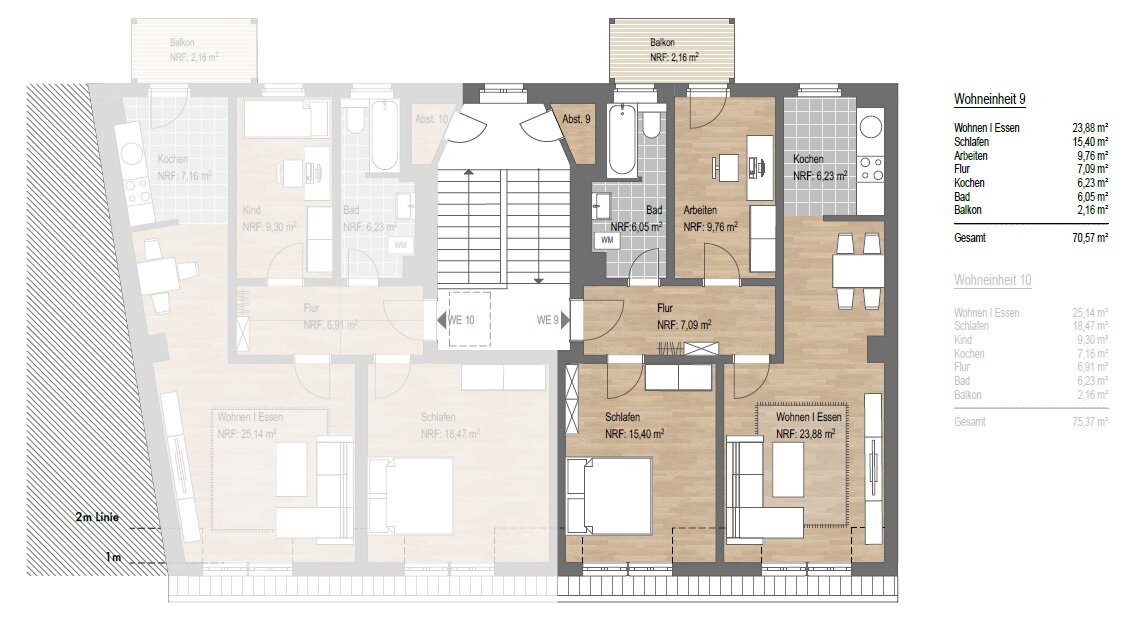 Wohnung zum Kauf provisionsfrei 173.000 € 3 Zimmer 70,6 m²<br/>Wohnfläche 4.<br/>Geschoss Anger-Crottendorf Leipzig 04315