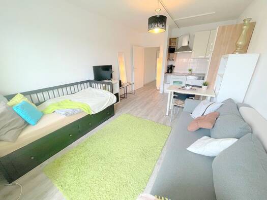 Wohnung zur Miete 570 € 1 Zimmer 31 m² Geschoss 4/5 frei ab sofort Gerichtsweg 14 Zentrum-Südost Leipzig 04103