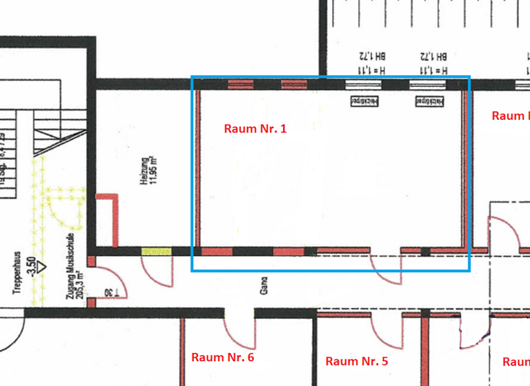 Büro zur Miete 268 € 1 Zimmer 33,5 m² Bürofläche Freilassing 83395