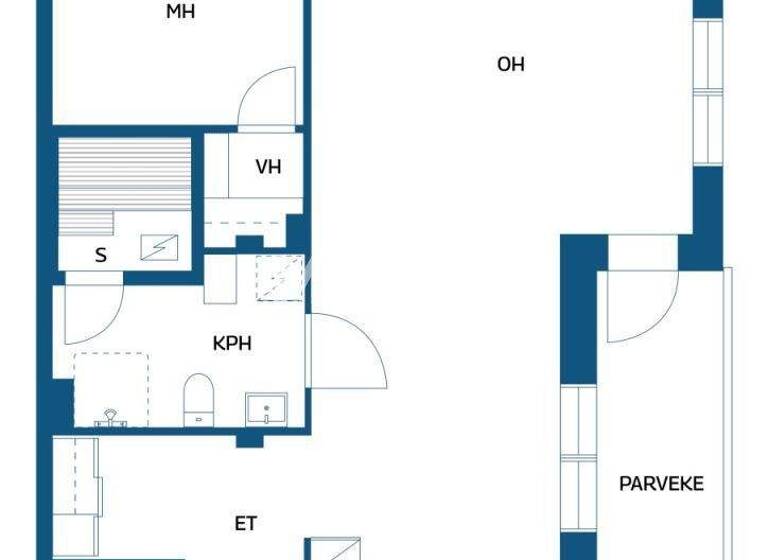 Wohnung zum Kauf 201.305 € 2 Zimmer 62 m² 3. Geschoss Salonkatu 12 Valkeakoski 37600