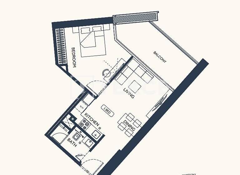 Wohnung zum Kauf 291.000 € 2 Zimmer 62 m² 8. Geschoss Dubai