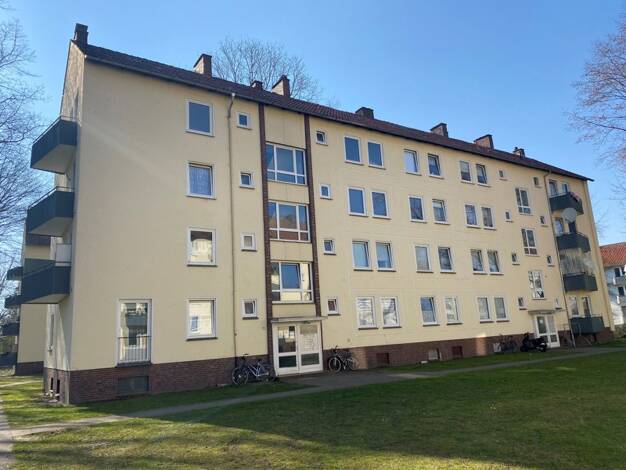 Wohnung zur Miete 346 € 2 Zimmer 42,7 m² 3. Geschoss frei ab 03.08.2025 Breslauer Straße 22A Düsternort - Bezirk 7 Delmenhorst 27755
