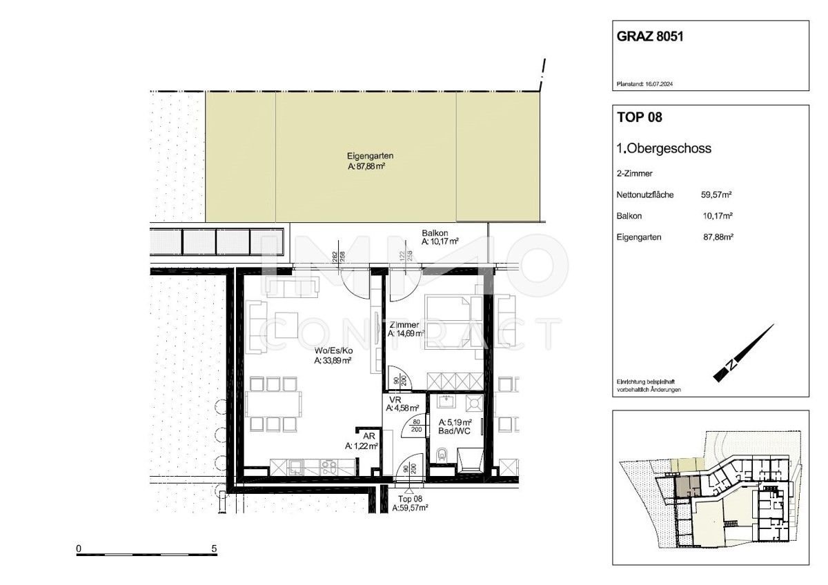 Wohnung zur Miete 646 € 2 Zimmer 59,6 m²<br/>Wohnfläche 1.<br/>Geschoss 01.12.2024<br/>Verfügbarkeit Wiener Straße 197c Gösting Graz 8051