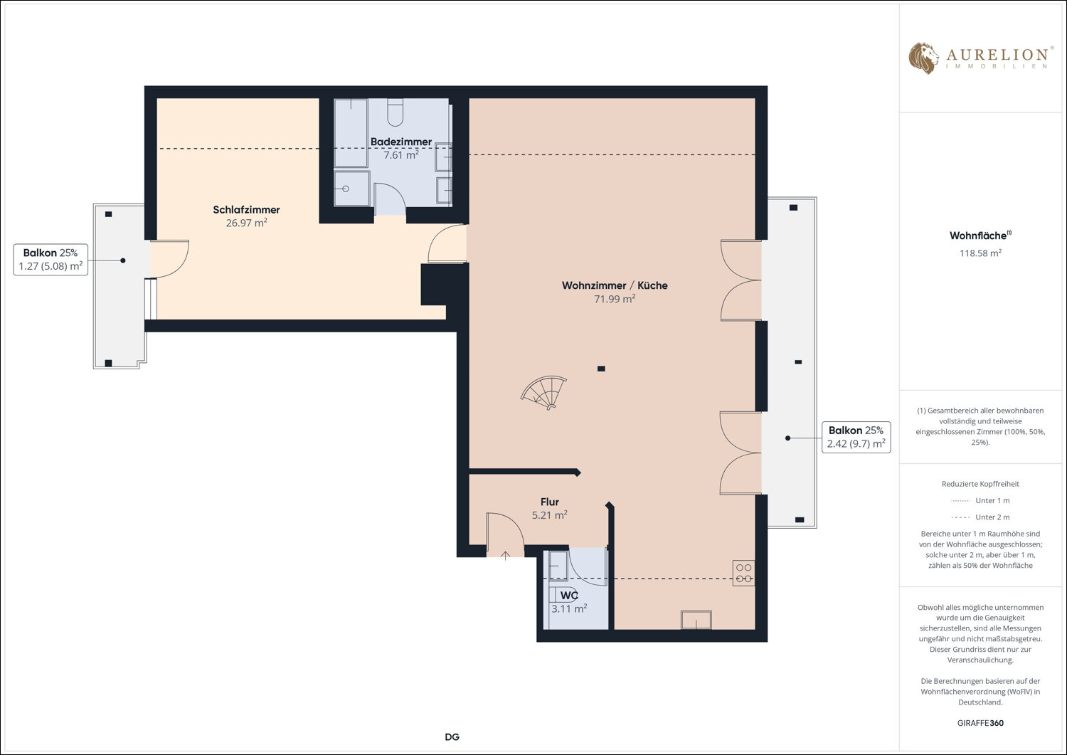 Wohnung zum Kauf 233.000 € 2 Zimmer 118 m²<br/>Wohnfläche Sommerkahl Sommerkahl 63825