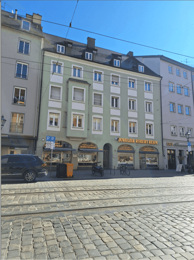 Wohnung zur Miete 1.950 € 4 Zimmer 108 m² 2. Geschoss frei ab sofort Maximilianstr. 43 Lechviertel und östliches Ulrichsviertel Augsburg 86150