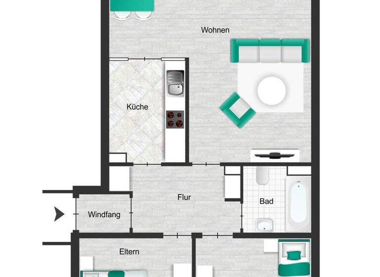 Wohnung zum Kauf 224.899 € 3 Zimmer 73 m² 5. Geschoss Grasdorf Laatzen 30880