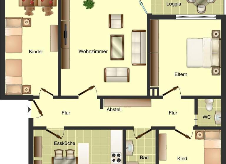 Wohnung zur Miete 559 € 4,5 Zimmer 91 m² EG Lindenweg 32 Bad Driburg 33014