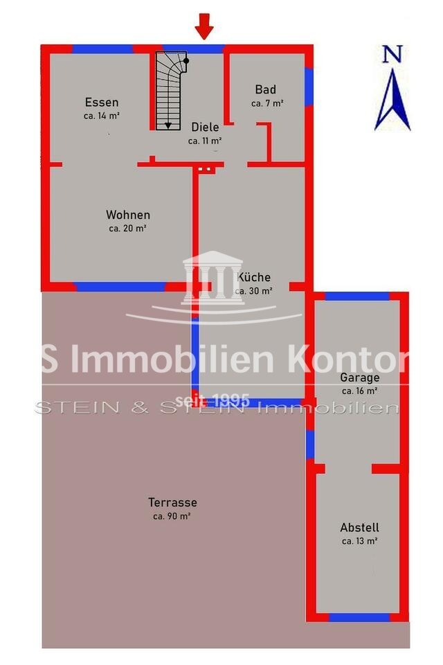 Einfamilienhaus zum Kauf 349.500 € 4 Zimmer 143 m²<br/>Wohnfläche 820 m²<br/>Grundstück Petkum Emden 26725