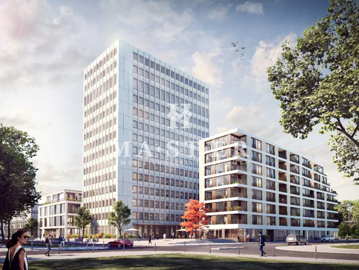 Bürofläche zur Miete - Erstbezug 16,50 € 589 m² Bürofläche teilbar ab 589 m² Mannheim 68165