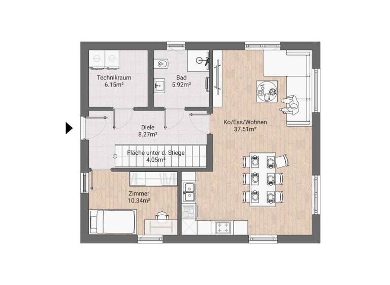 Einfamilienhaus zum Kauf - Erstbezug 547.000 € 6 Zimmer 143 m² 546 m² Grundstück Grafenstein 9131